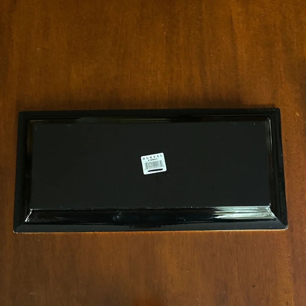 Murval Gold Vanity Tray with Silver Accents